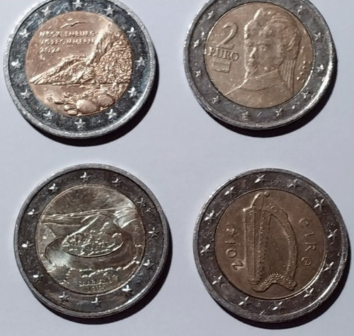 Euro coins popular - 4x, *popular