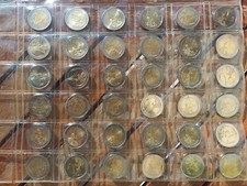 Commemorative 2 euro coins. AU