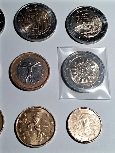 Euro coin collection - coin,